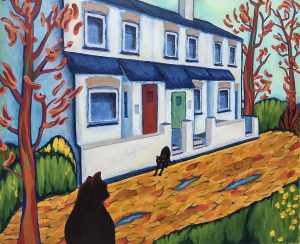 Sue DL - painting inspired by Vlaminck Blue House